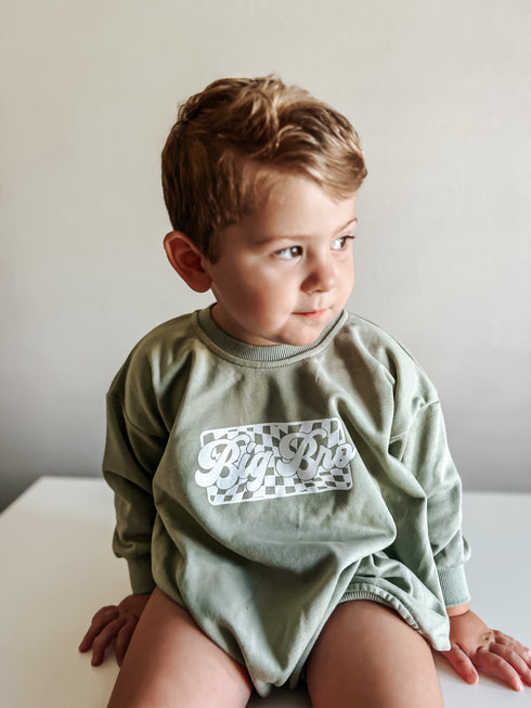 big-brother-checkered-sweatshirt-romper Little Joy Co - Sophia's Style-6
